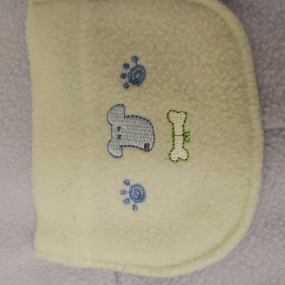 Agabang Fleece Sleeveless Jumpsuit Romper Bodysuit Pants Dog Blue Infant 9M - Picture 5 of 11